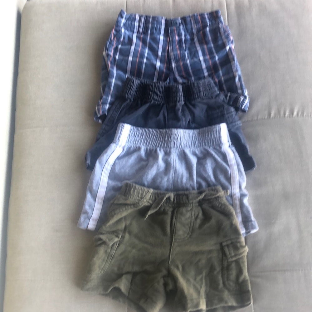 (4) Baby Boys shorts, size 6-9